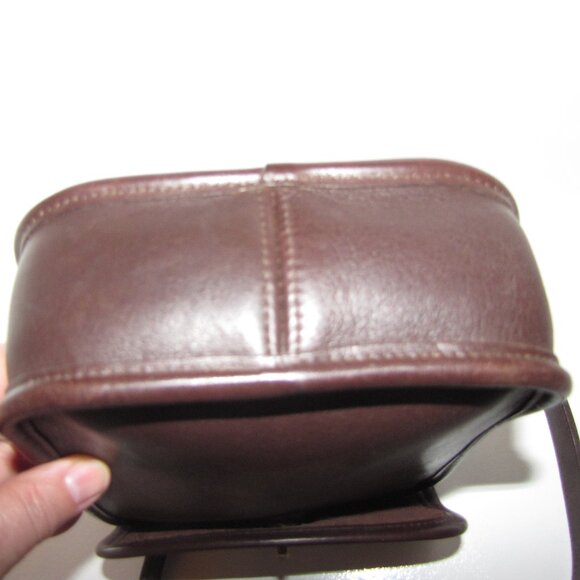 Vintage Coach Brown Small Sidepack #9978 - Picture 5 of 7